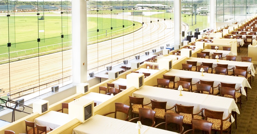 Tables at Lone Star Park